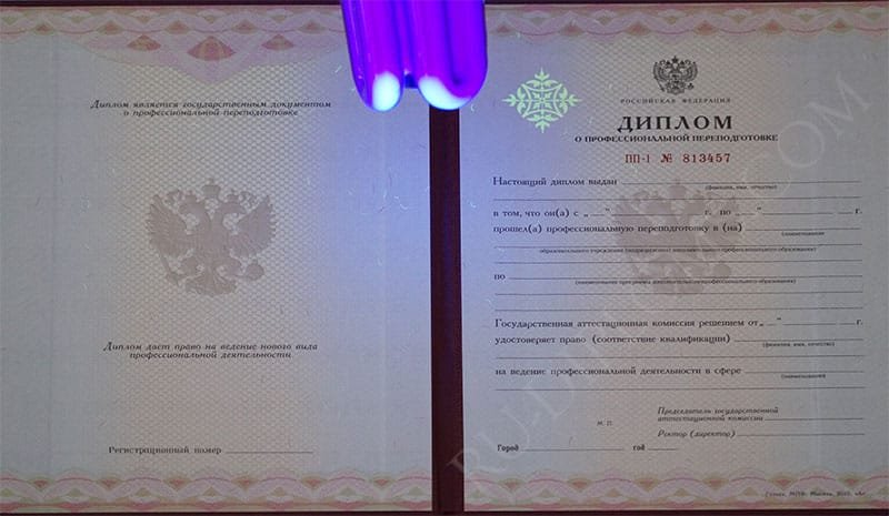 Диплом о переподготовке 2010 года 